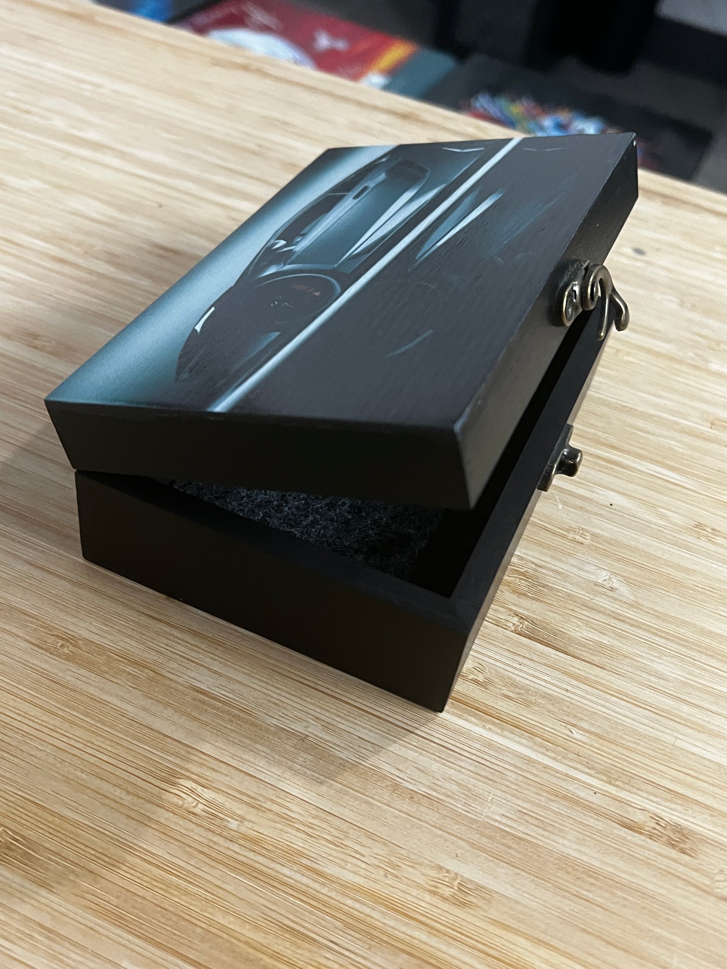 Custom Memory Box- B&W Car & Reflection