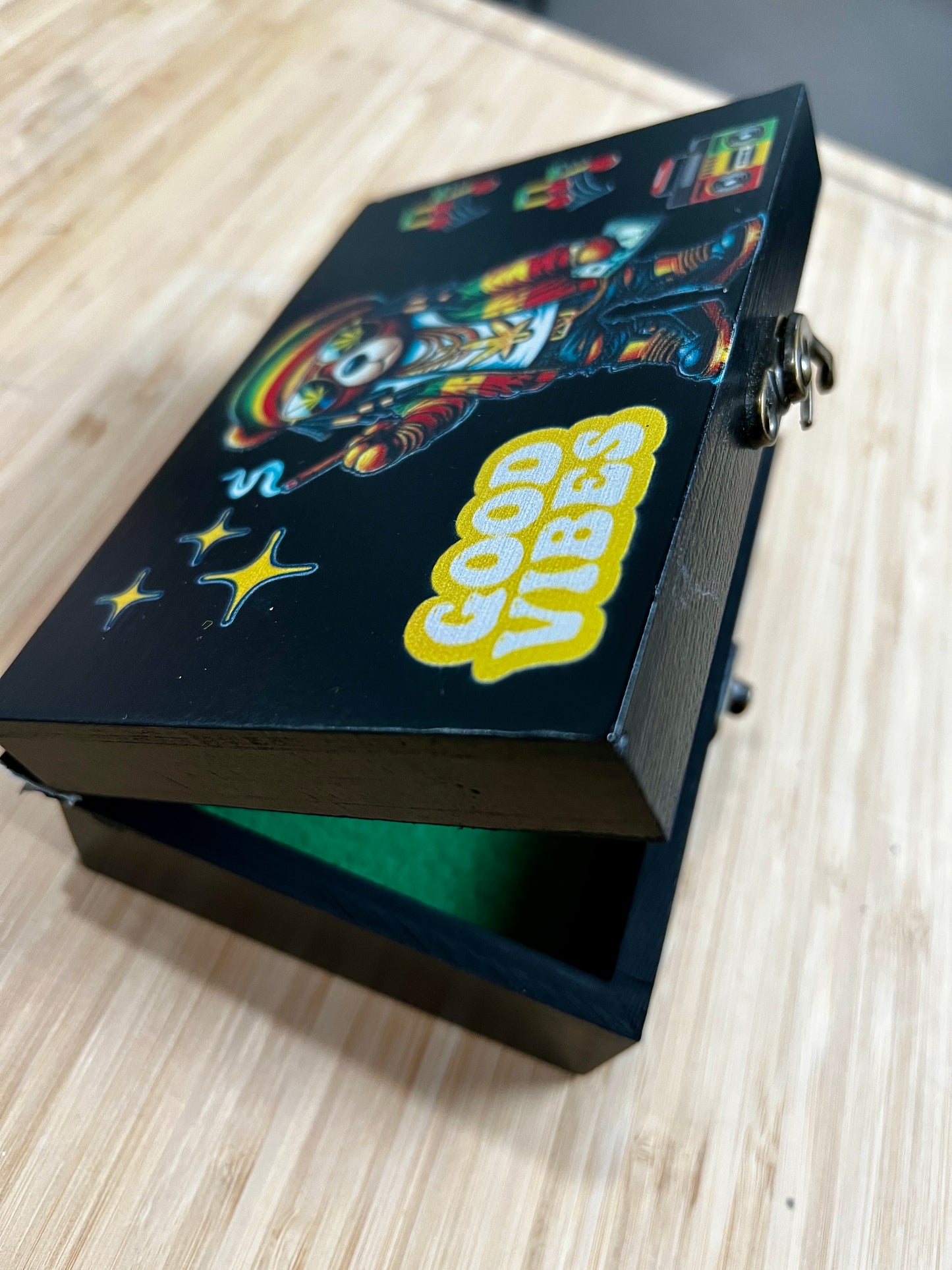 Custom Memory Box- The Good Vibes Bear