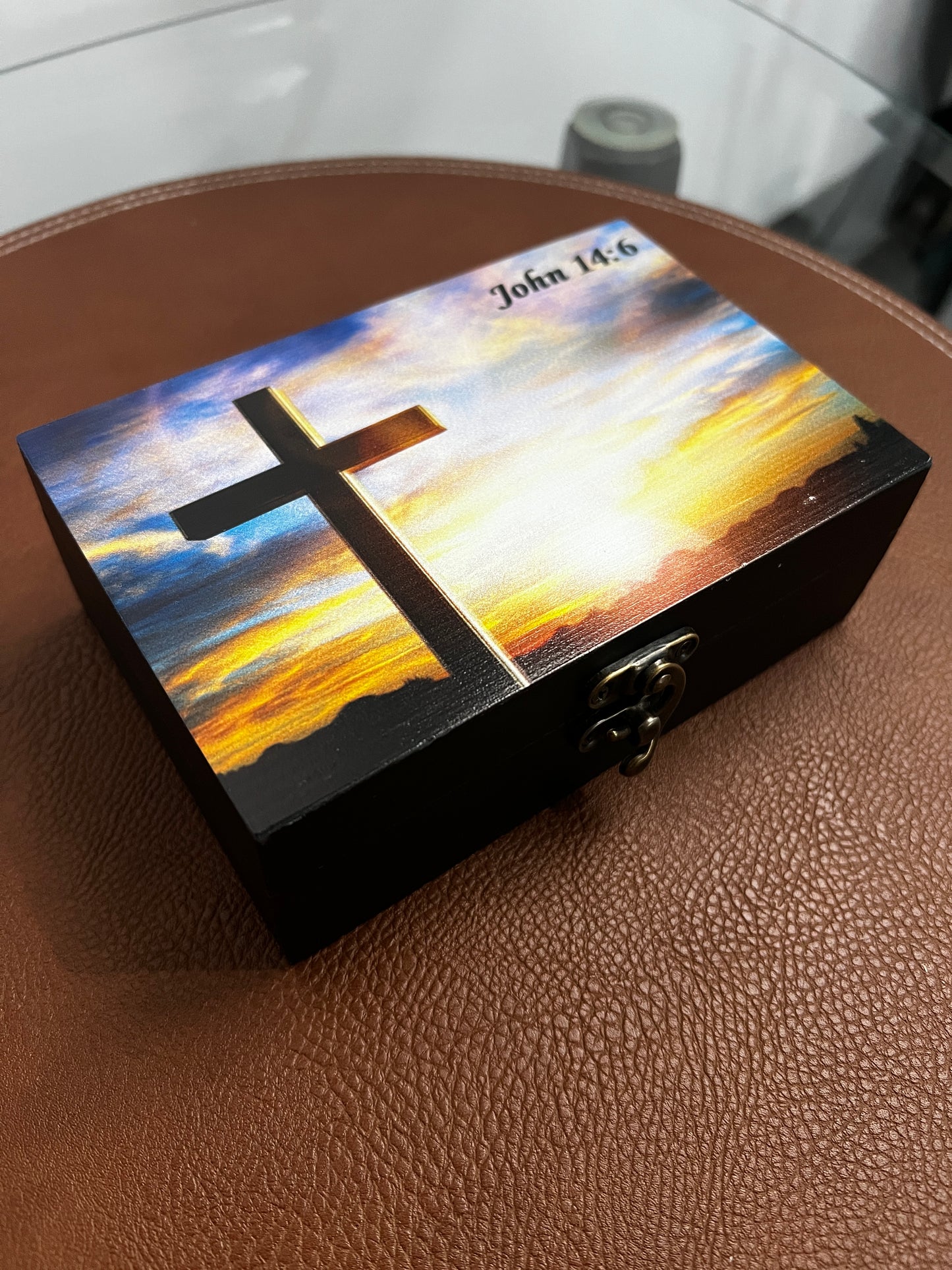 Custom Memory Box- John 14:6 Religious