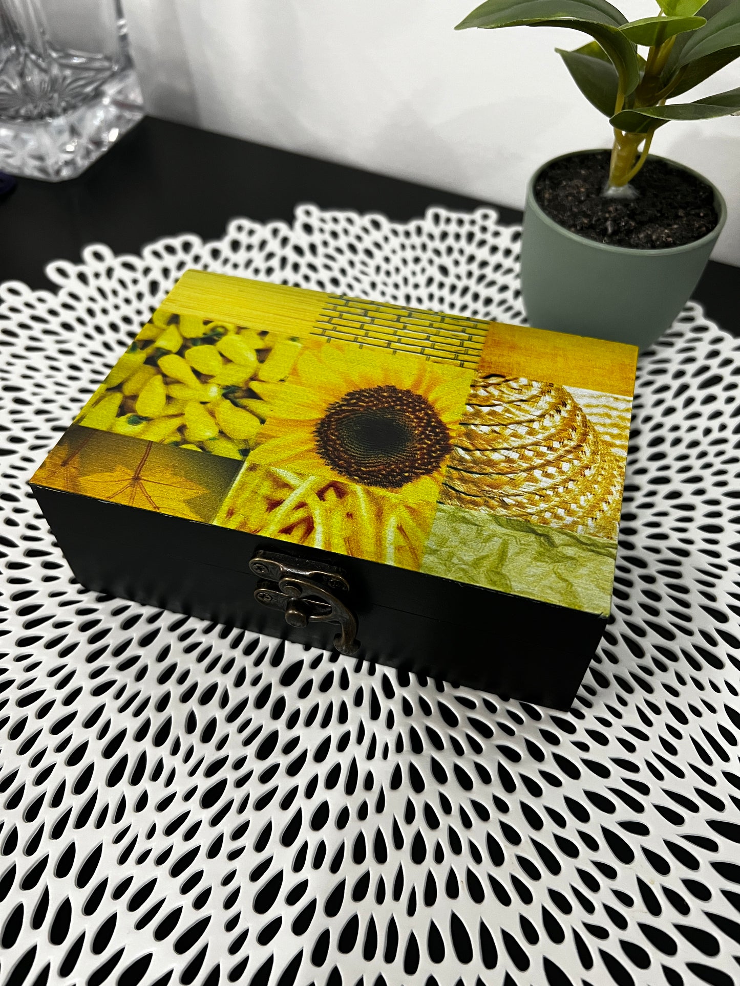 Custom Memory Box- Yellow