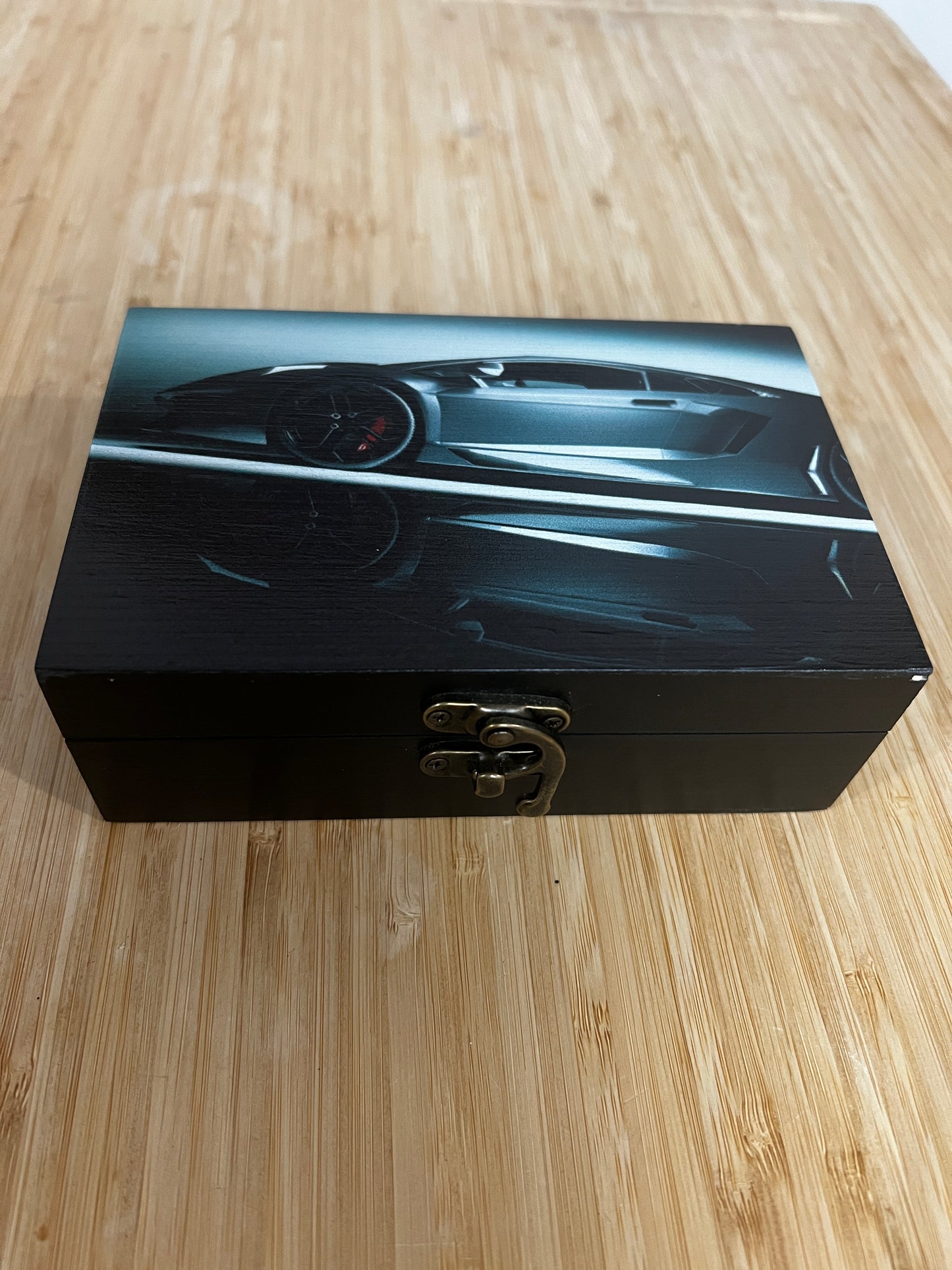 Custom Memory Box- B&W Car & Reflection