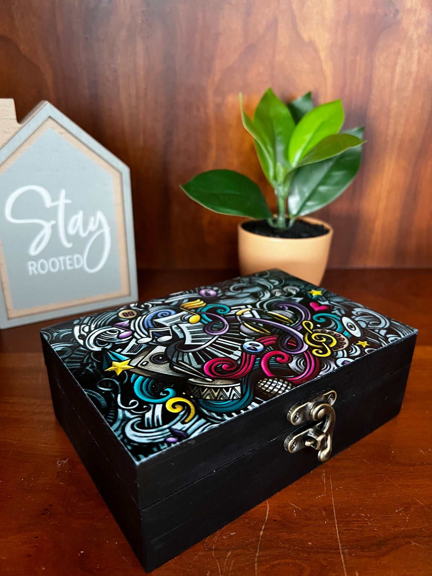 Custom Memory Box- Music Collage