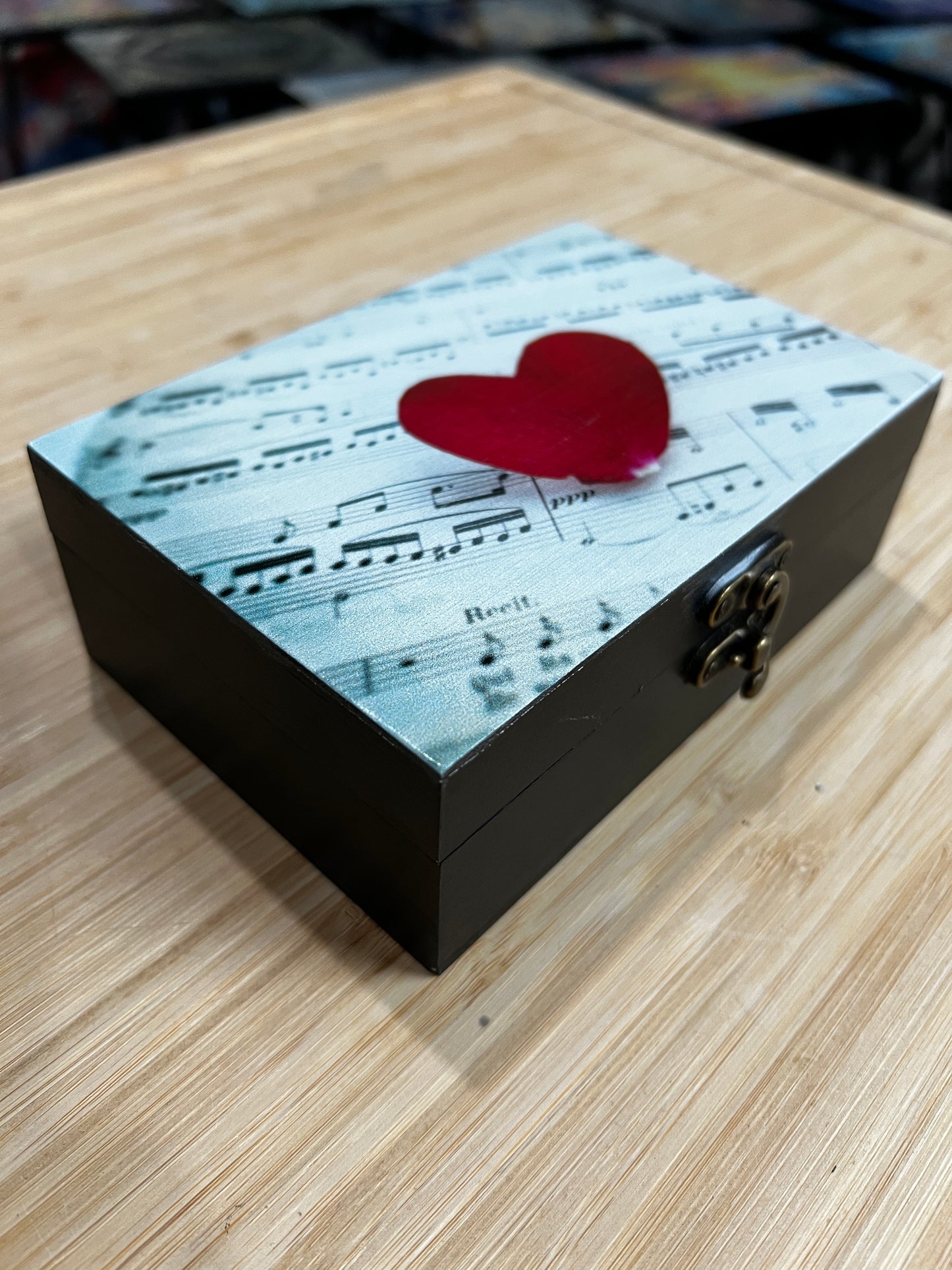 Custom Memory Box- Love & Music