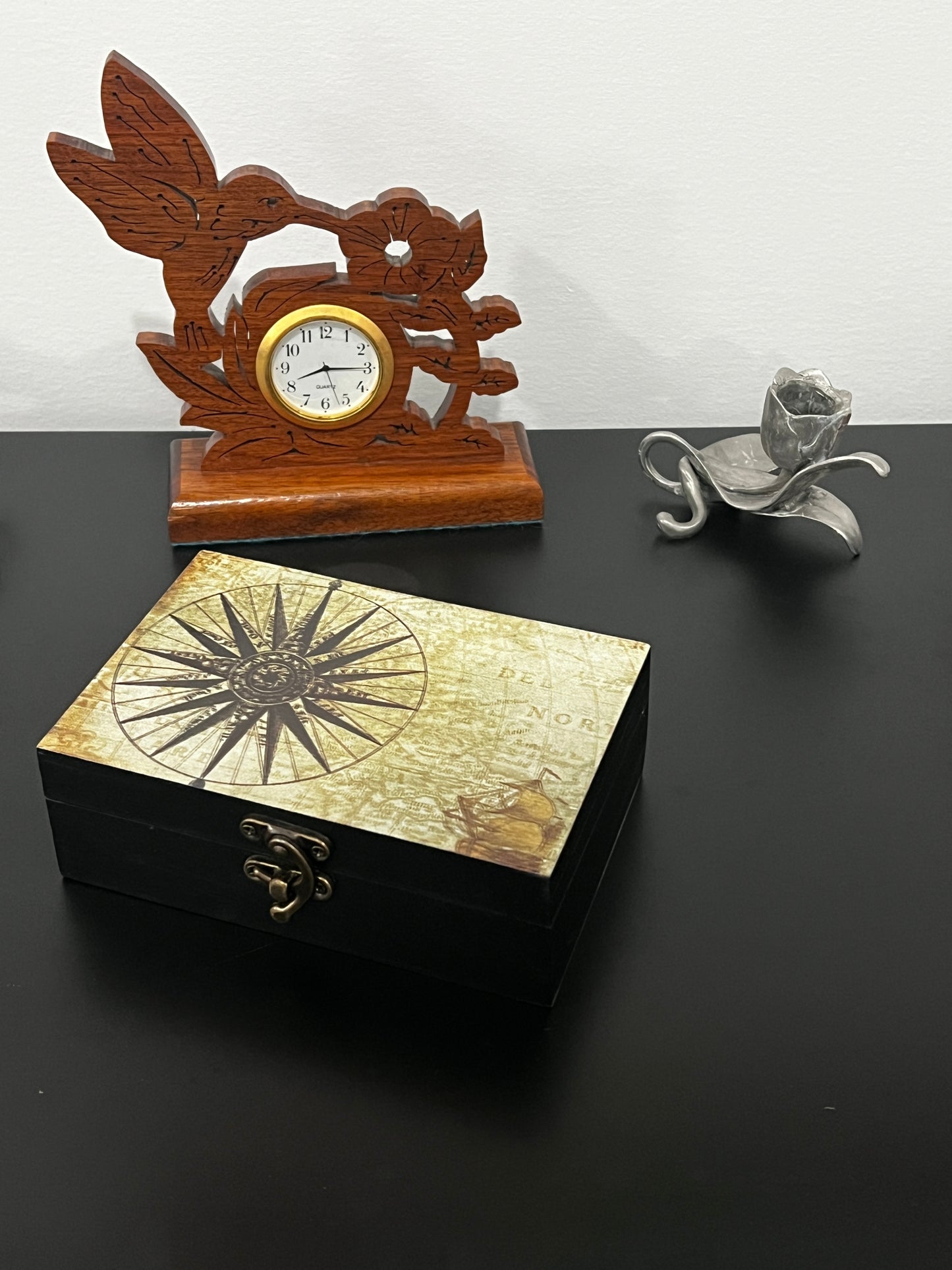 Custom Memory Box- Vintage Compass