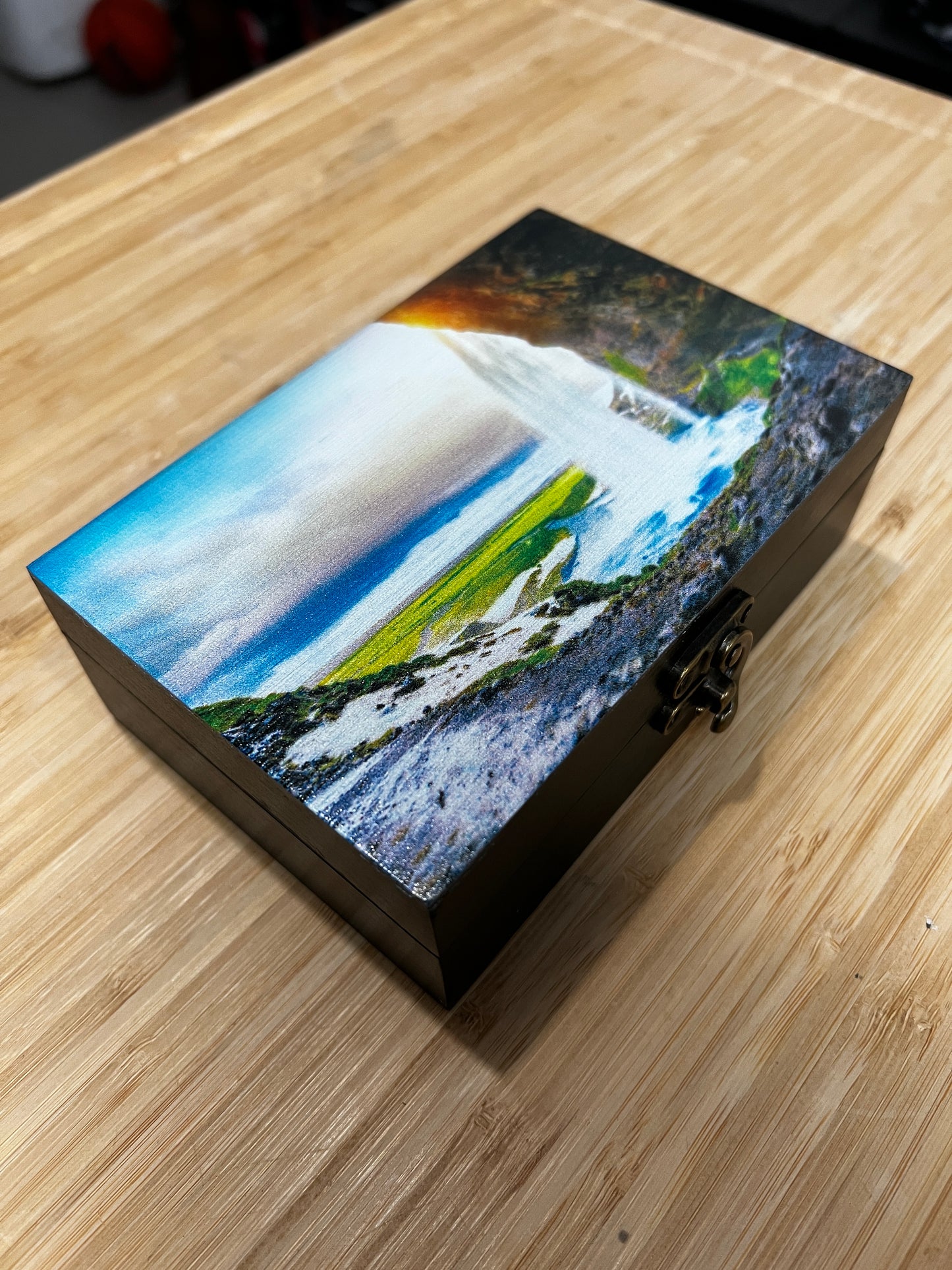 Custom Memory Box- Waterfall