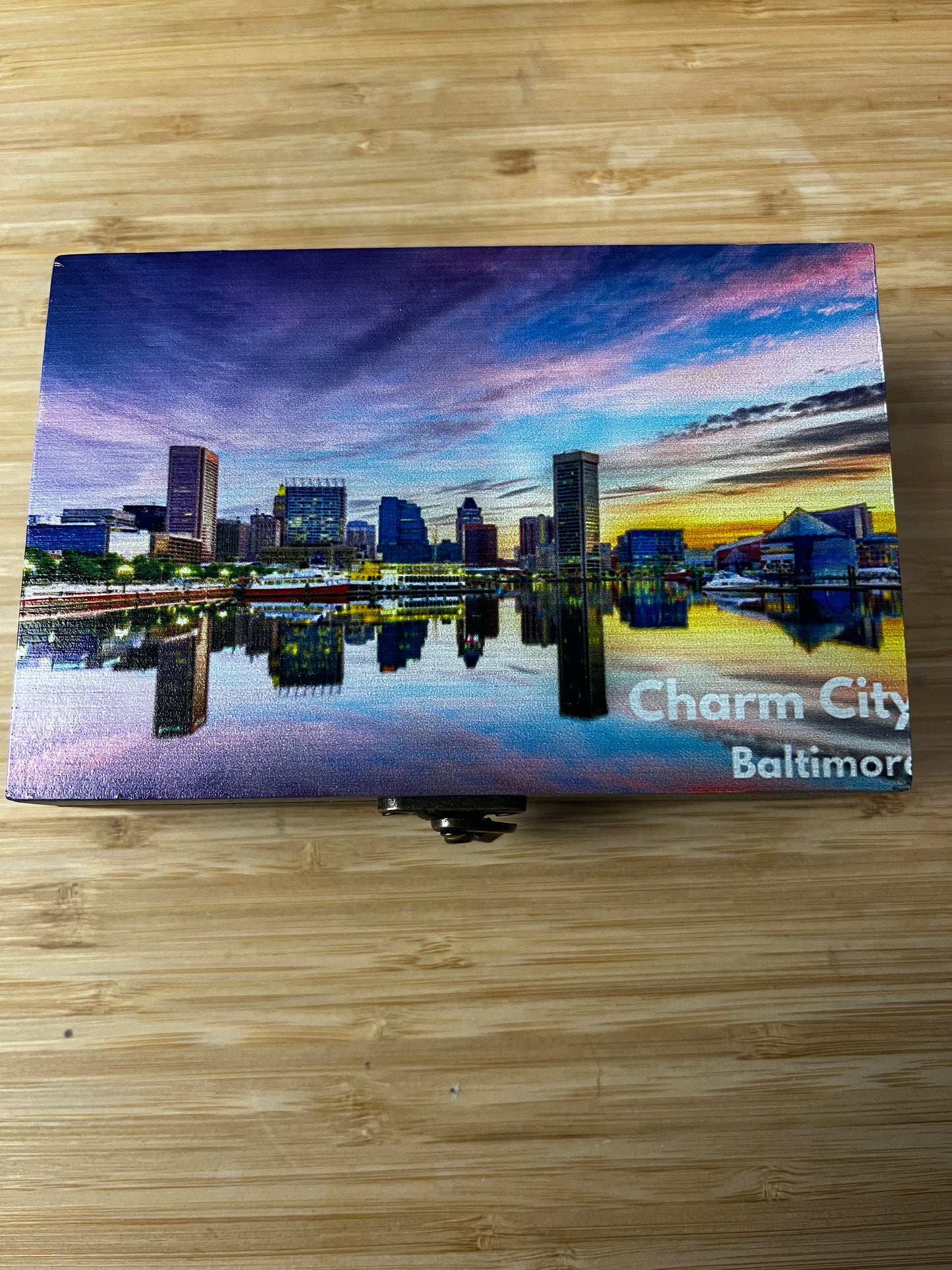 Custom Memory Box- Baltimore Skyline