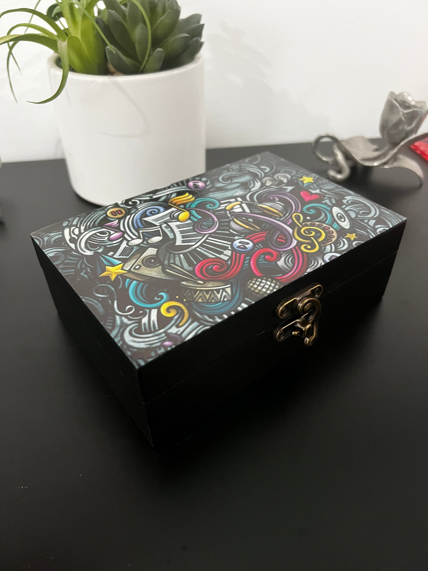 Custom Memory Box- Music Collage