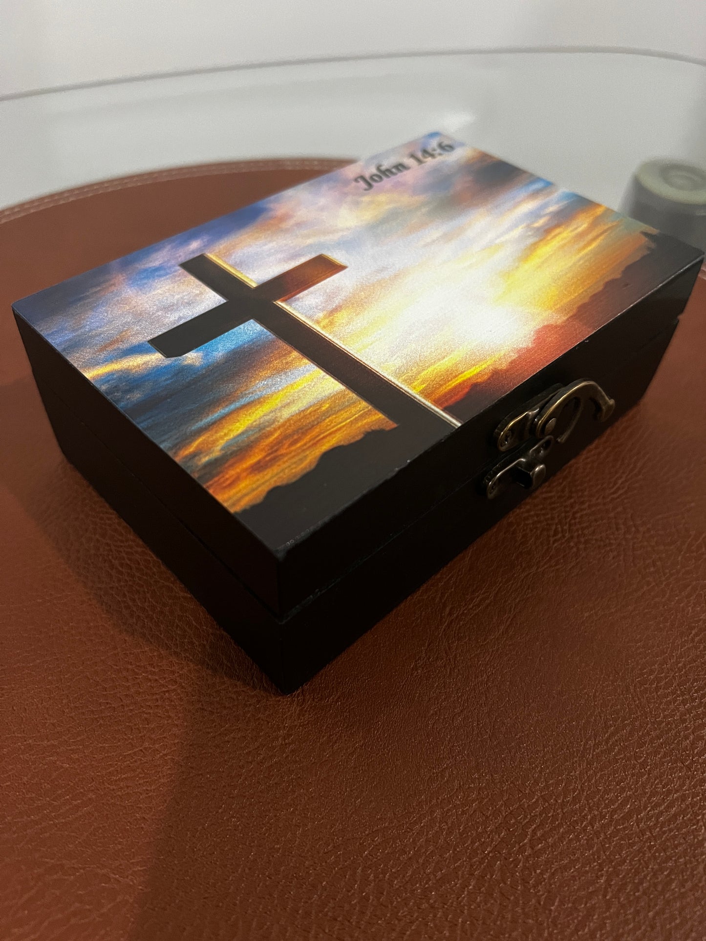 Custom Memory Box- John 14:6 Religious