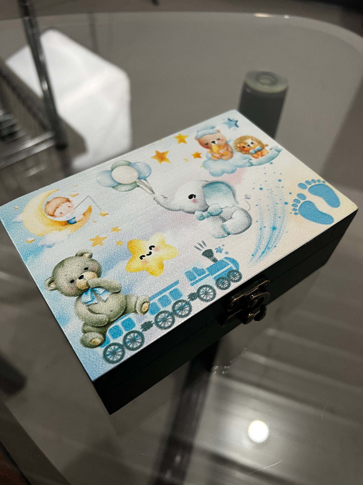 Custom Memory Box- Baby Boy