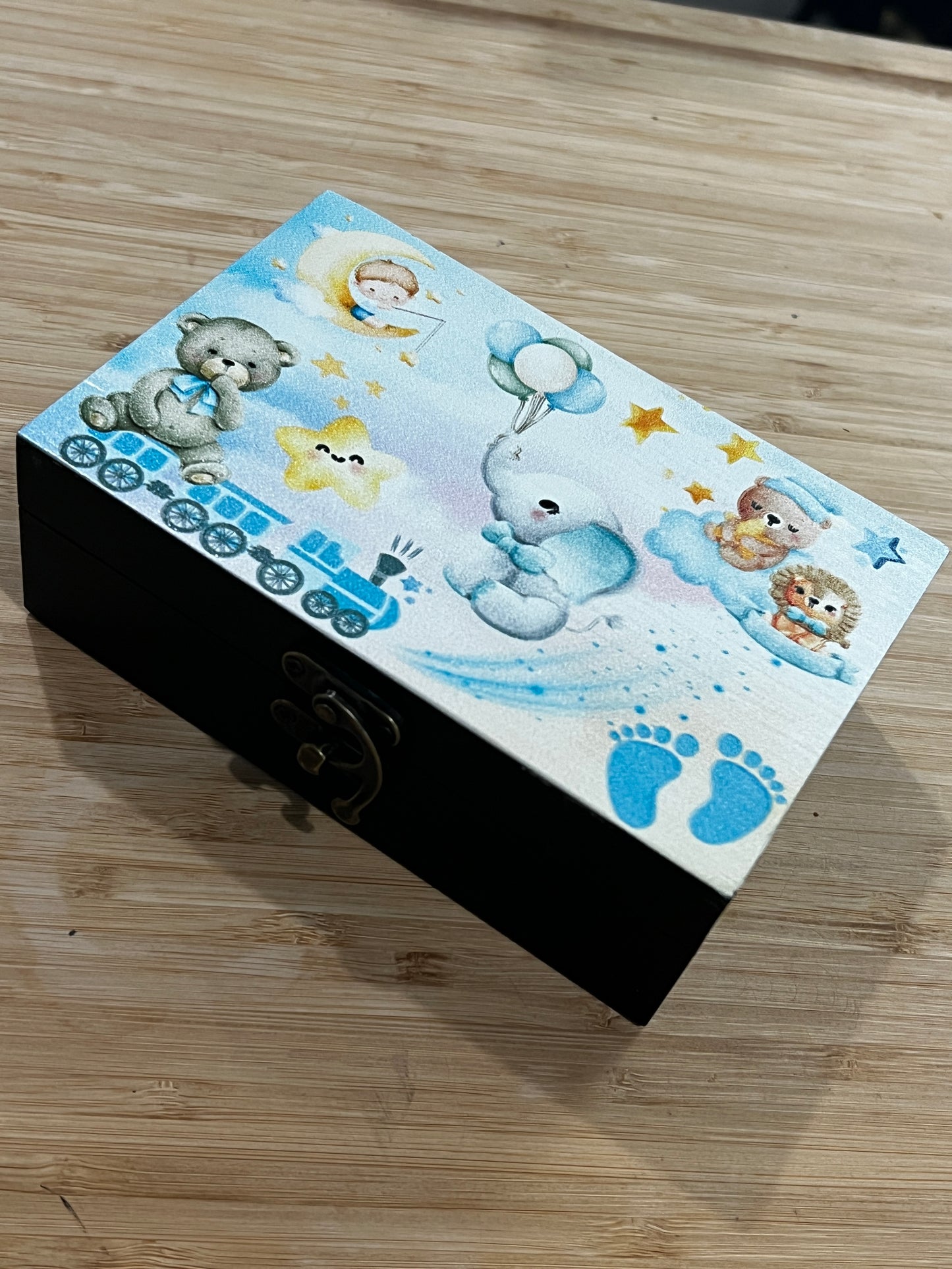 Custom Memory Box- Baby Boy