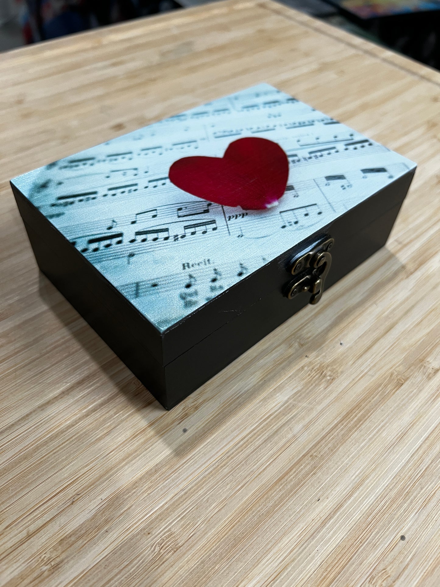 Custom Memory Box- Love & Music