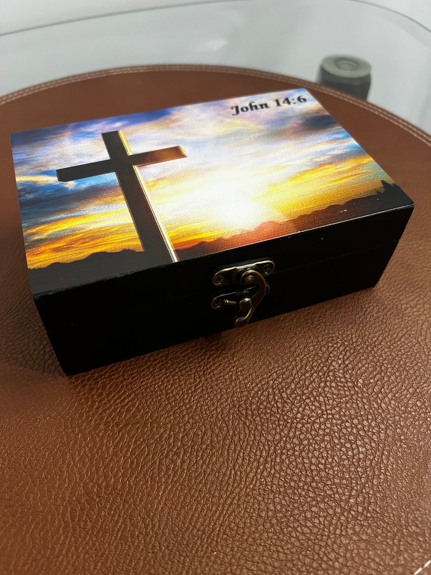 Custom Memory Box- John 14:6 Religious
