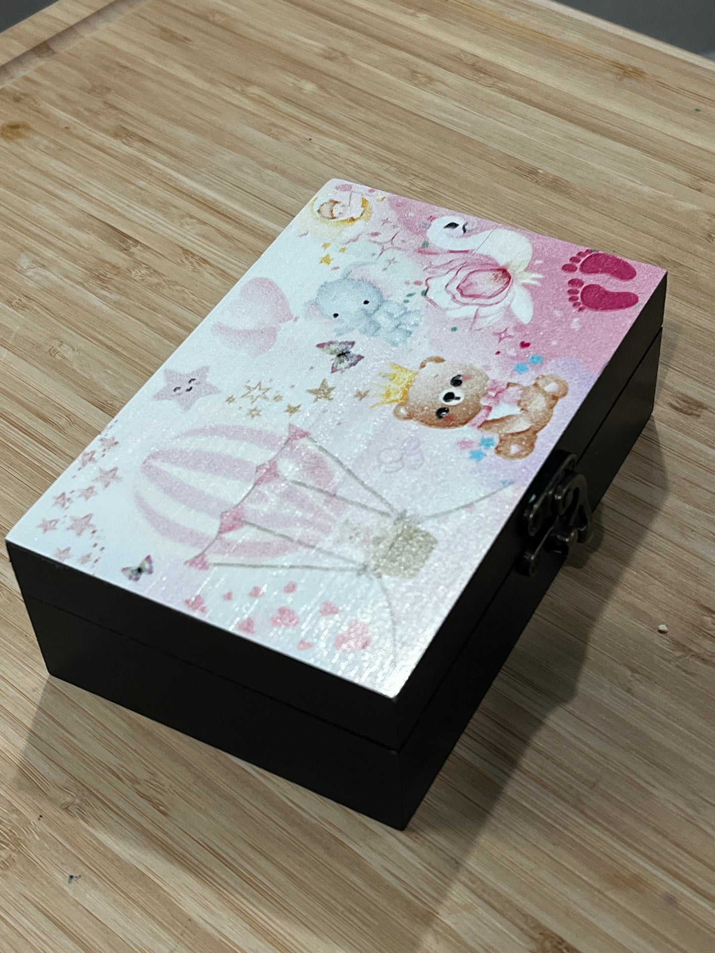 Custom Memory Box- Baby Girl