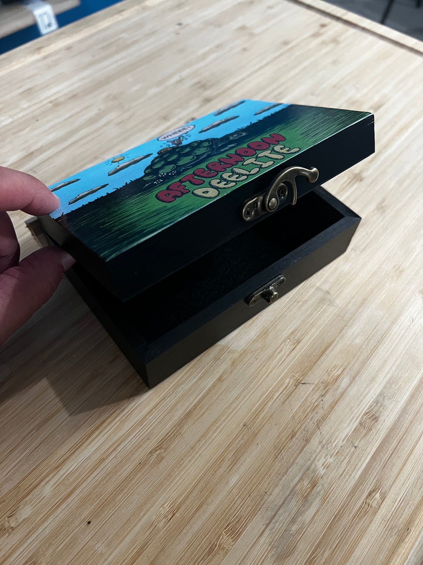 Custom Memory Box- Afternoon Deelite- Arrested Development Inspired