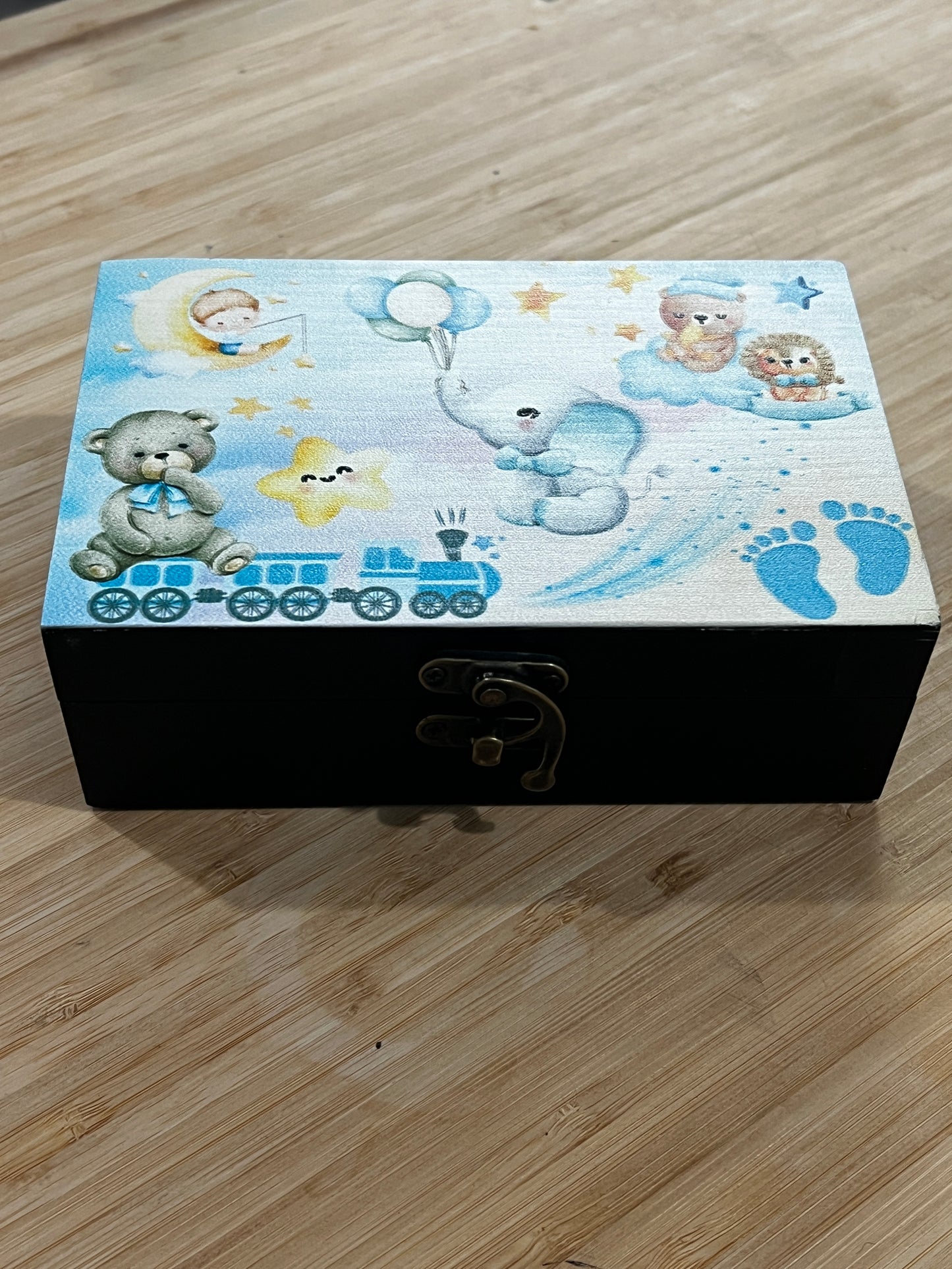 Custom Memory Box- Baby Boy