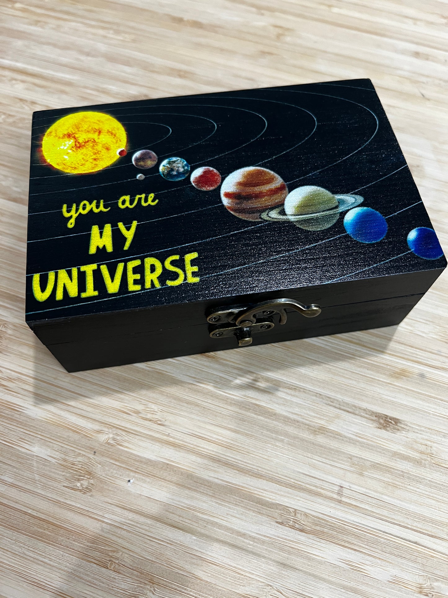 Custom Memory Box- You Are My Universe