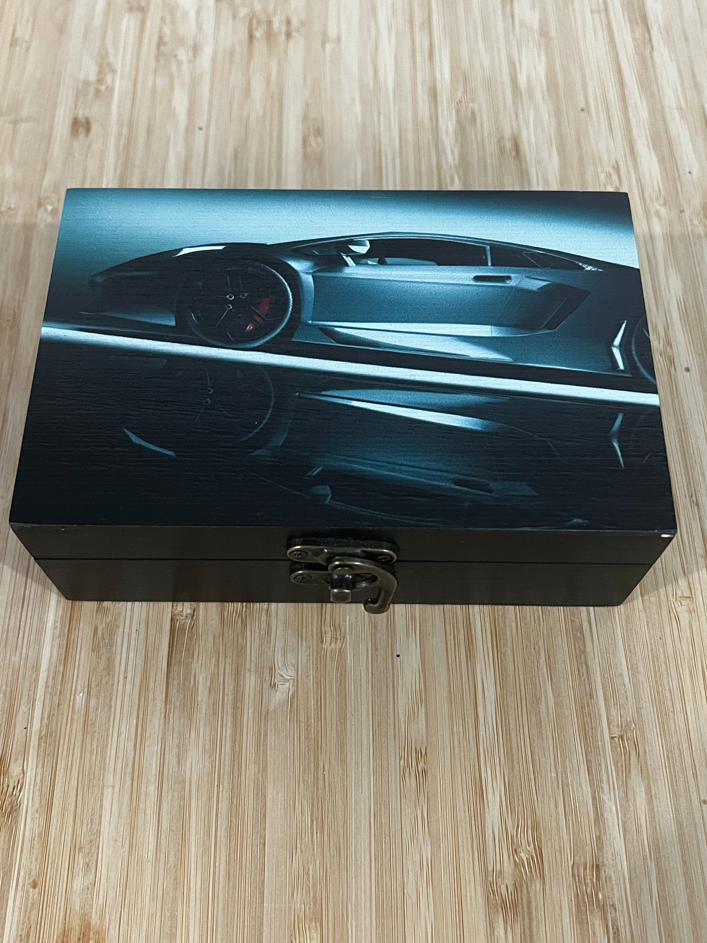 Custom Memory Box- B&W Car & Reflection