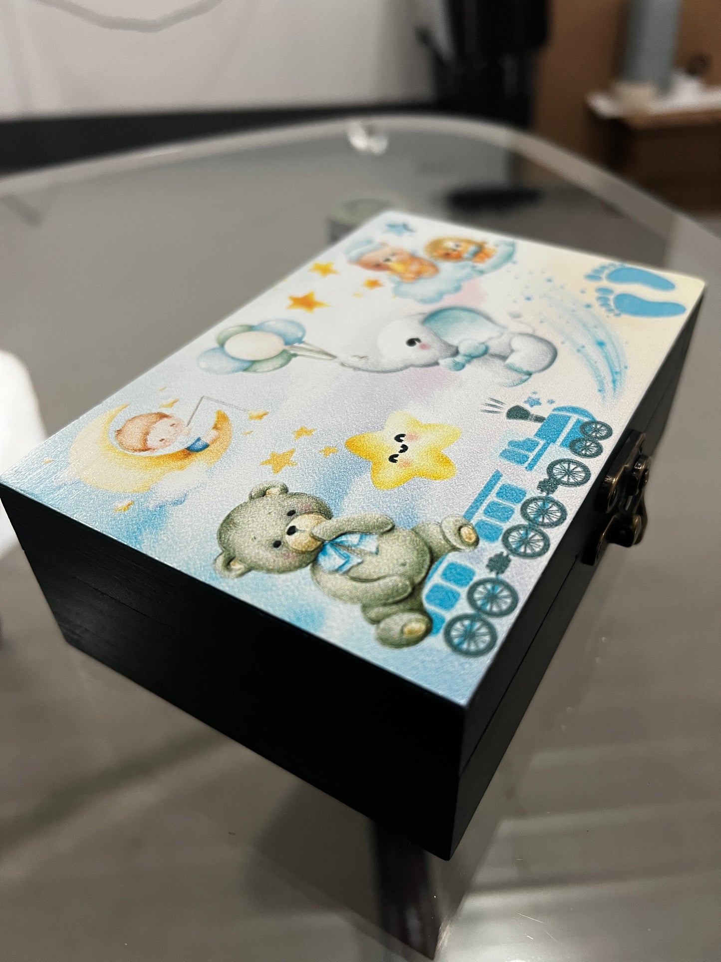 Custom Memory Box- Baby Boy