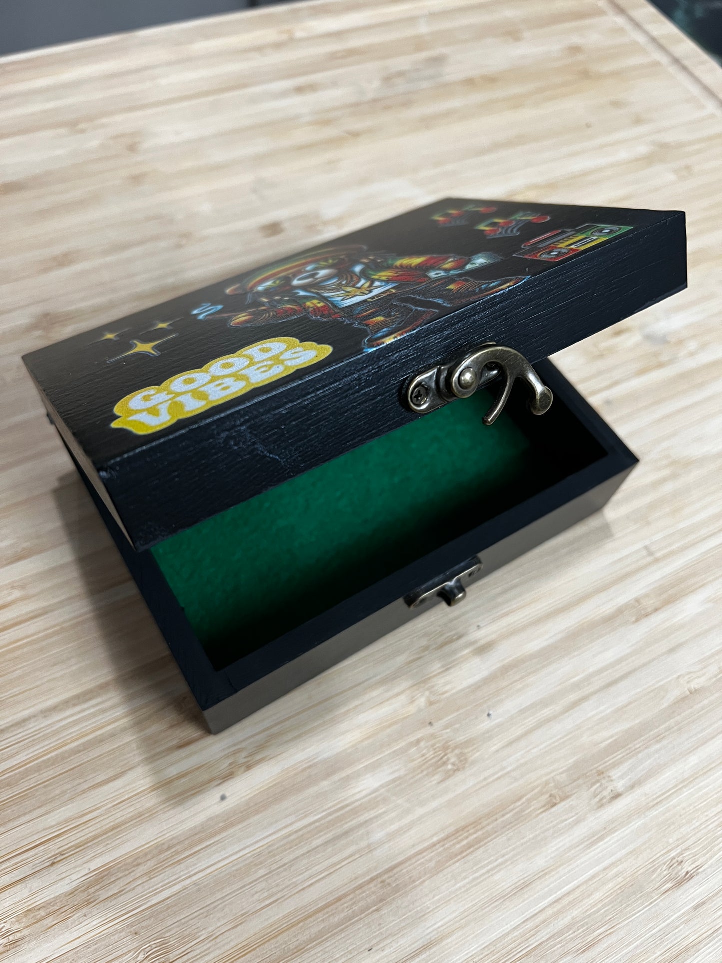 Custom Memory Box- The Good Vibes Bear