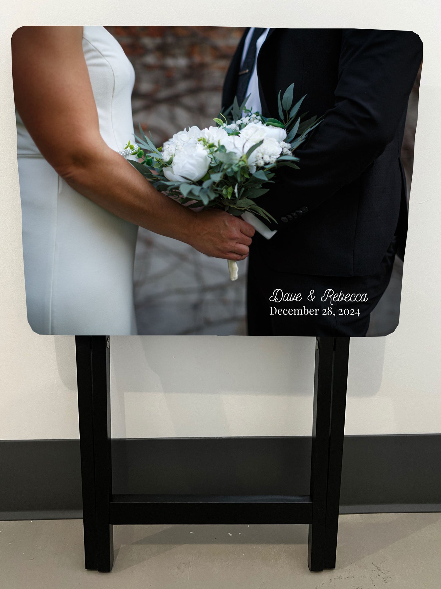I Love You: Folding Tray Table, TV Tray, Perfect Gift For Weddings, Anniversaries, Valentine's Day