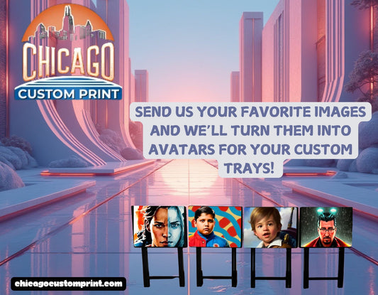 Transform Your Portraits into Art: How We Create Custom Trays with Your Digital Avatar!