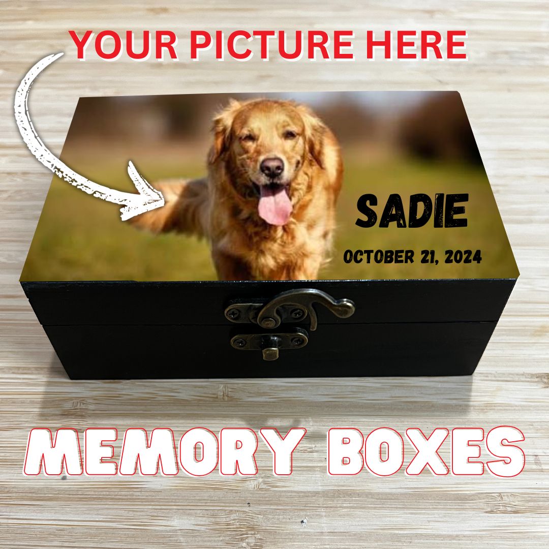 Personalized Pet Memorial Keepsake Boxes