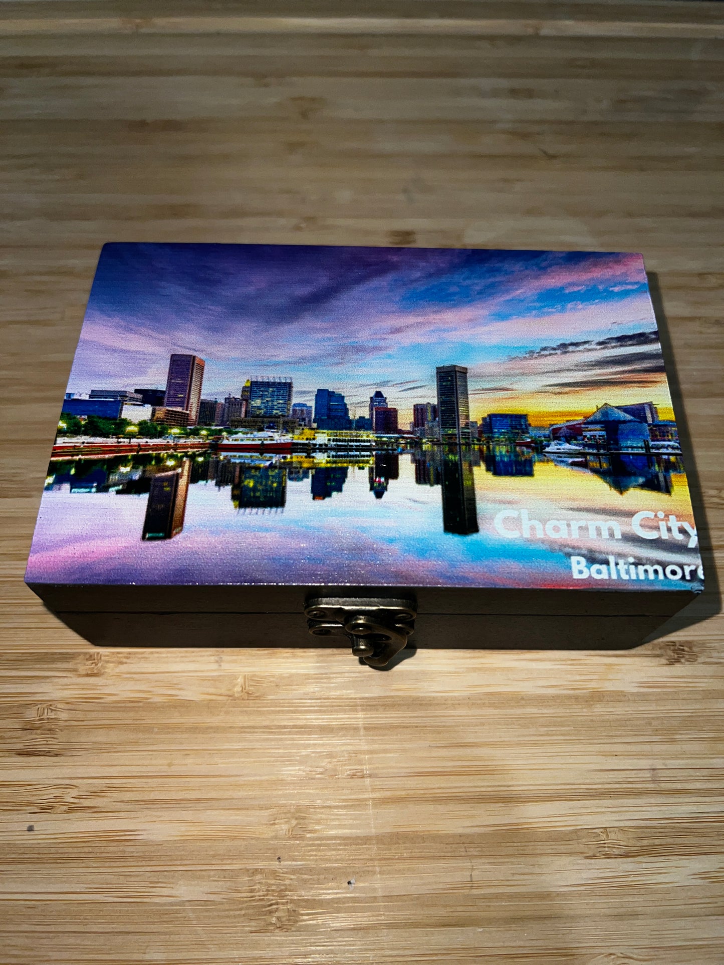 Custom Memory Box- Baltimore Skyline