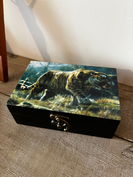 Custom Memory Box- Wild Tiger
