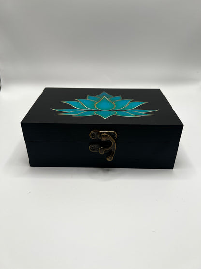 Custom Memory Box- Lotus Flower
