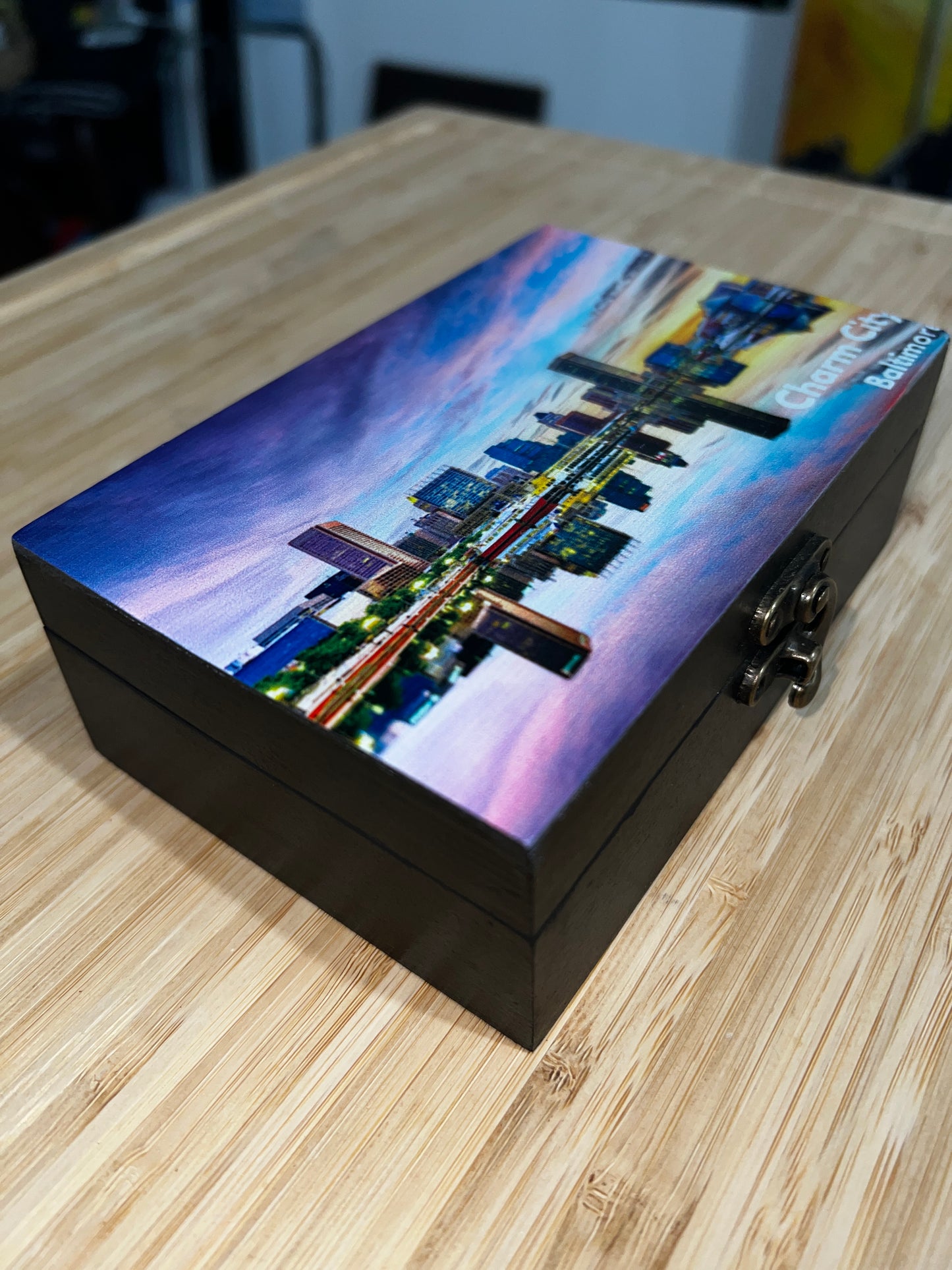 Custom Memory Box- Baltimore Skyline