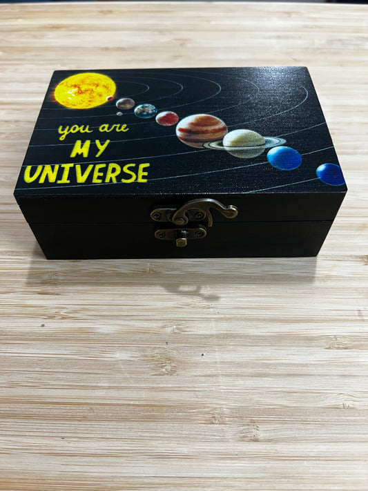 Custom Memory Box- You Are My Universe