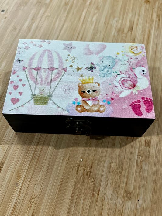 Custom Memory Box- Baby Girl