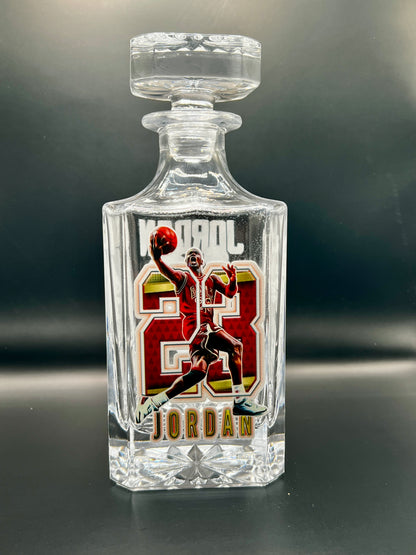 Glass Decanter Set- Michael Jordan
