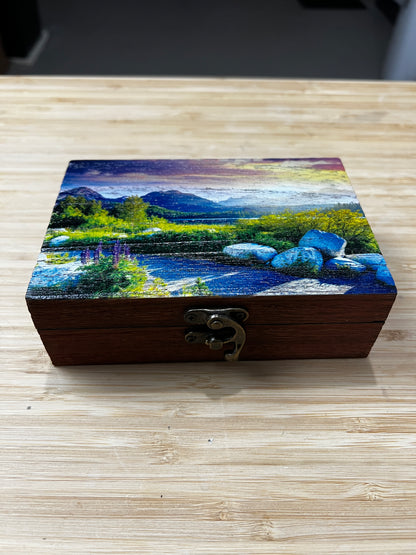 Custom Memory Box- Zen Sunset