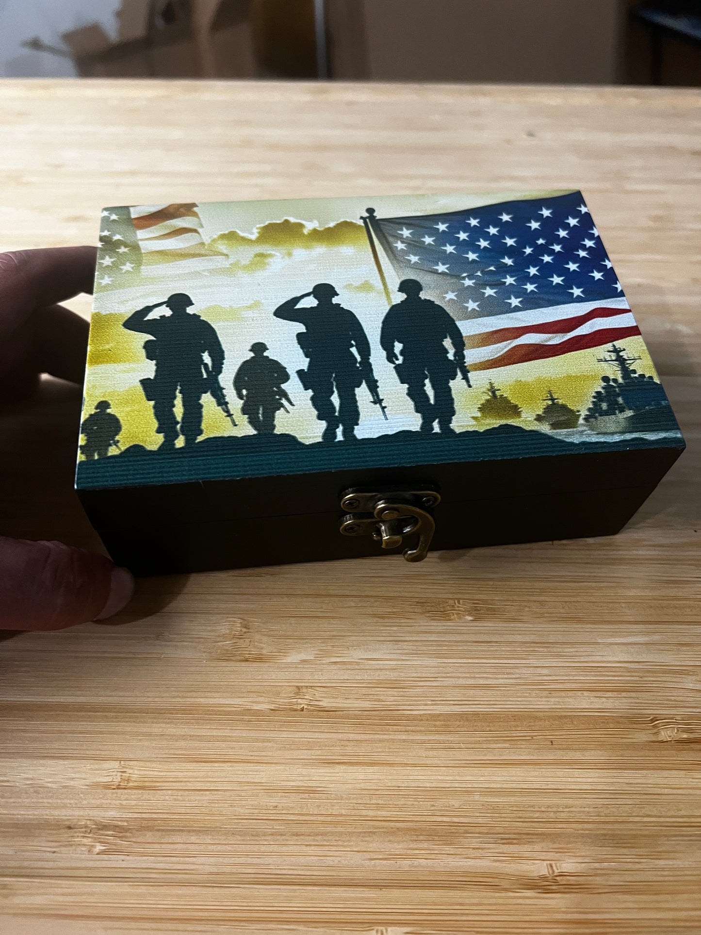 Custom Memory Box- Naval Tribute
