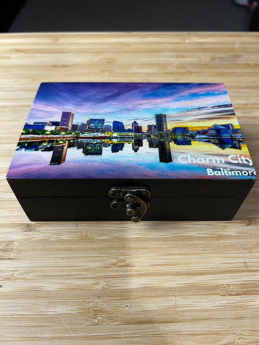 Custom Memory Box- Baltimore Skyline