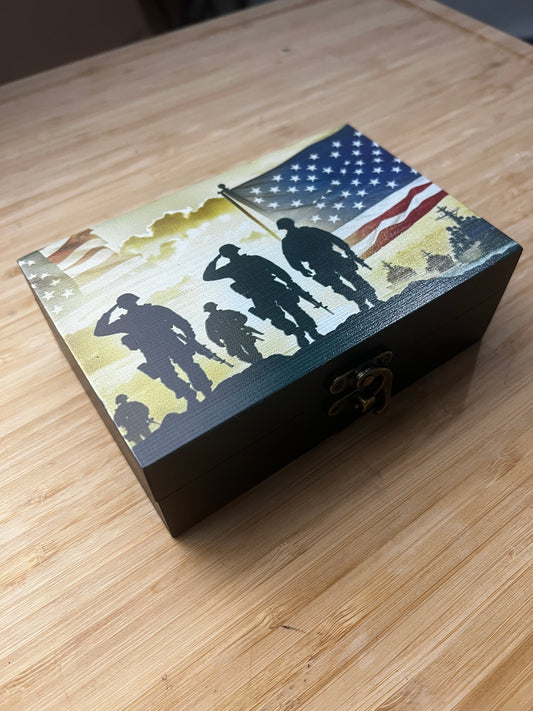 Custom Memory Box- Naval Tribute