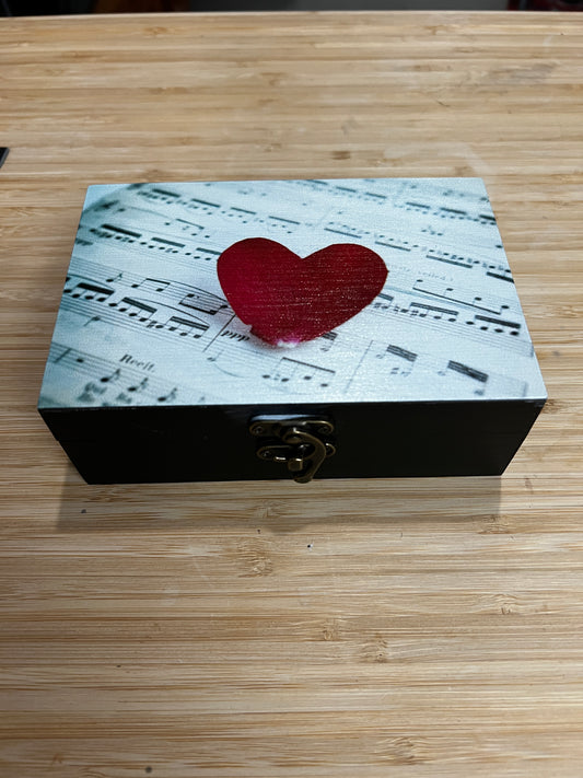 Custom Memory Box- Love & Music