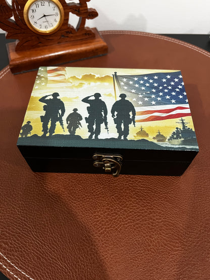 Custom Memory Box- Naval Tribute