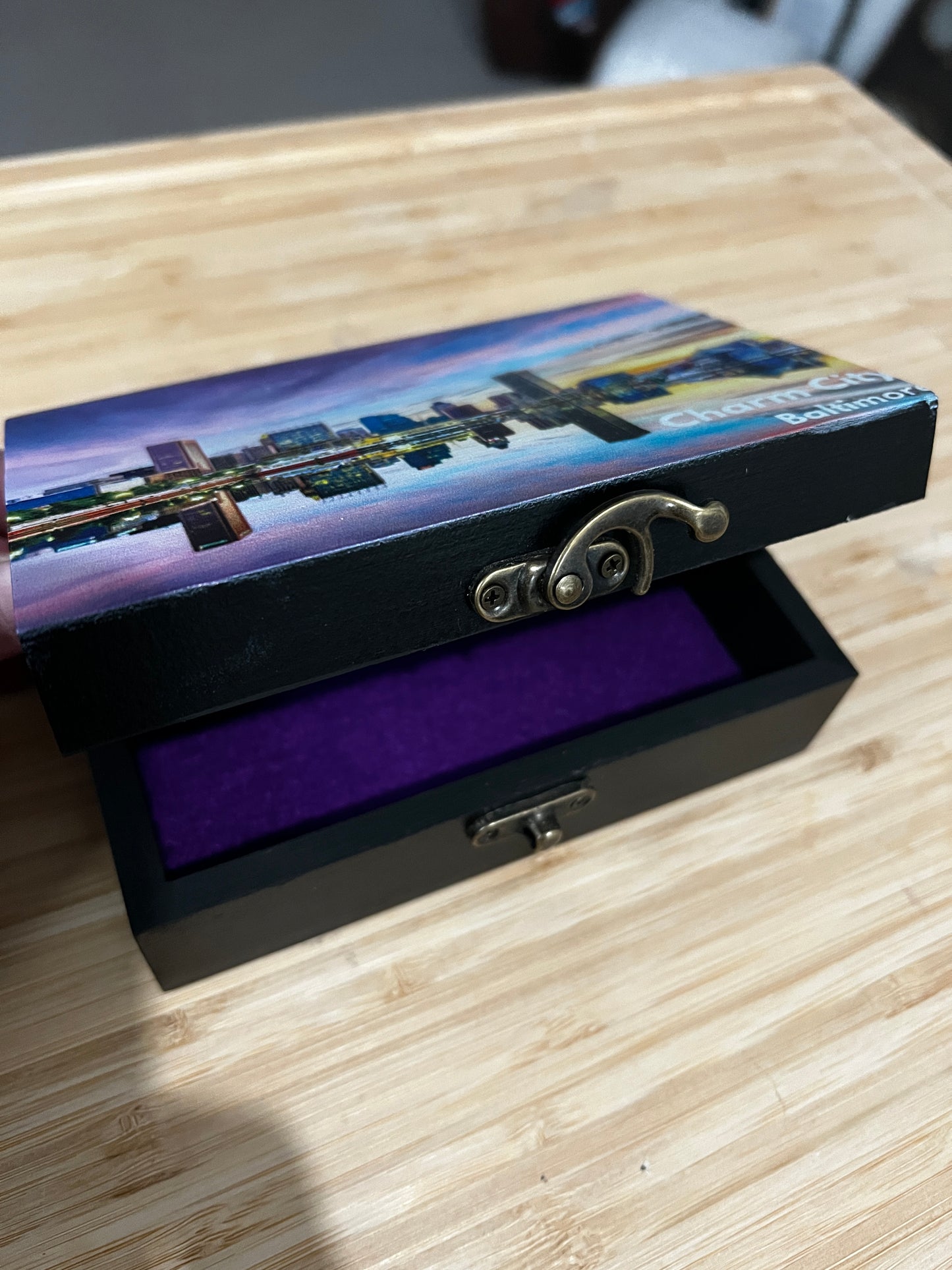 Custom Memory Box- Baltimore Skyline