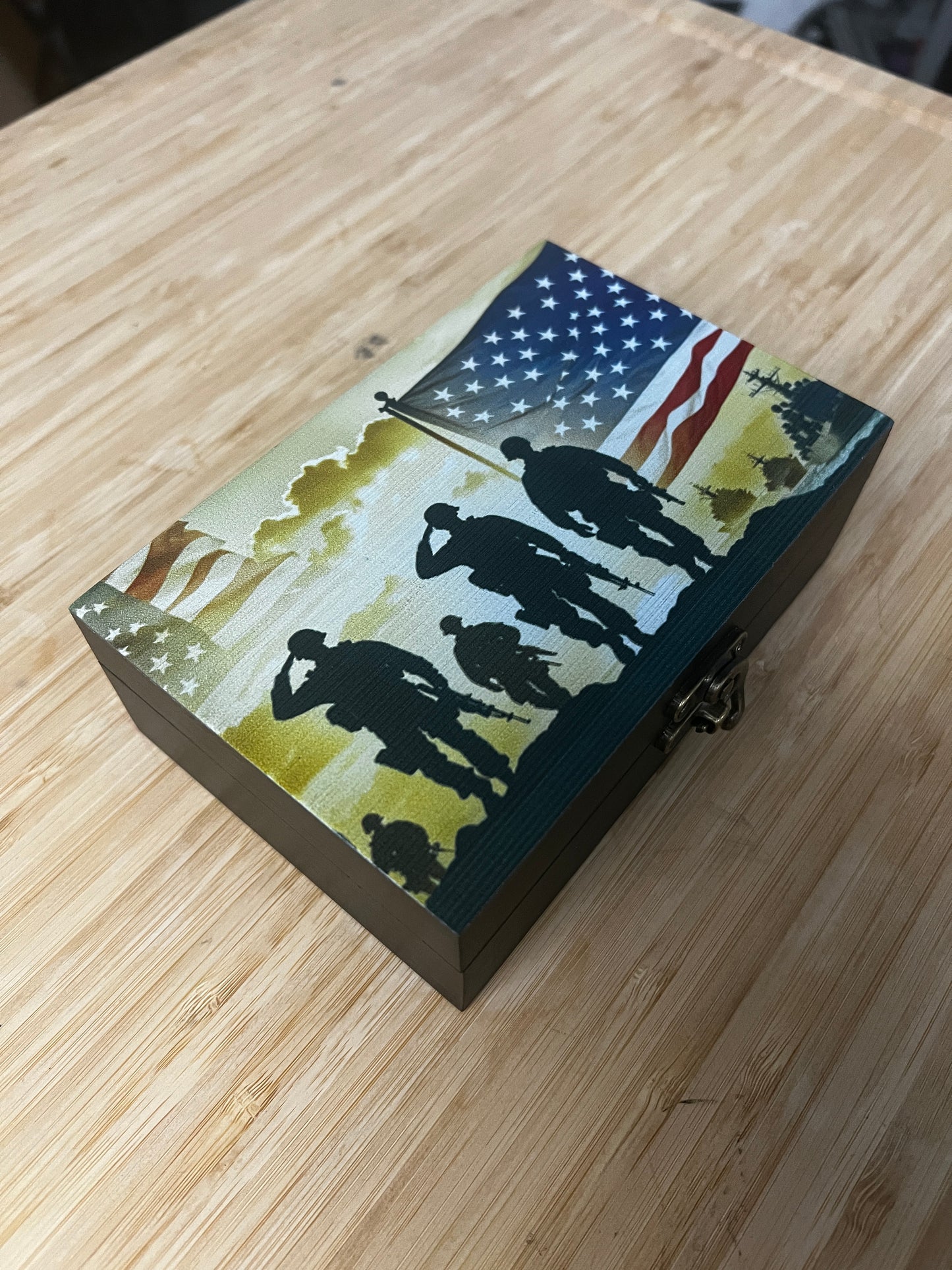 Custom Memory Box- Naval Tribute