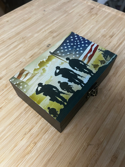 Custom Memory Box- Naval Tribute