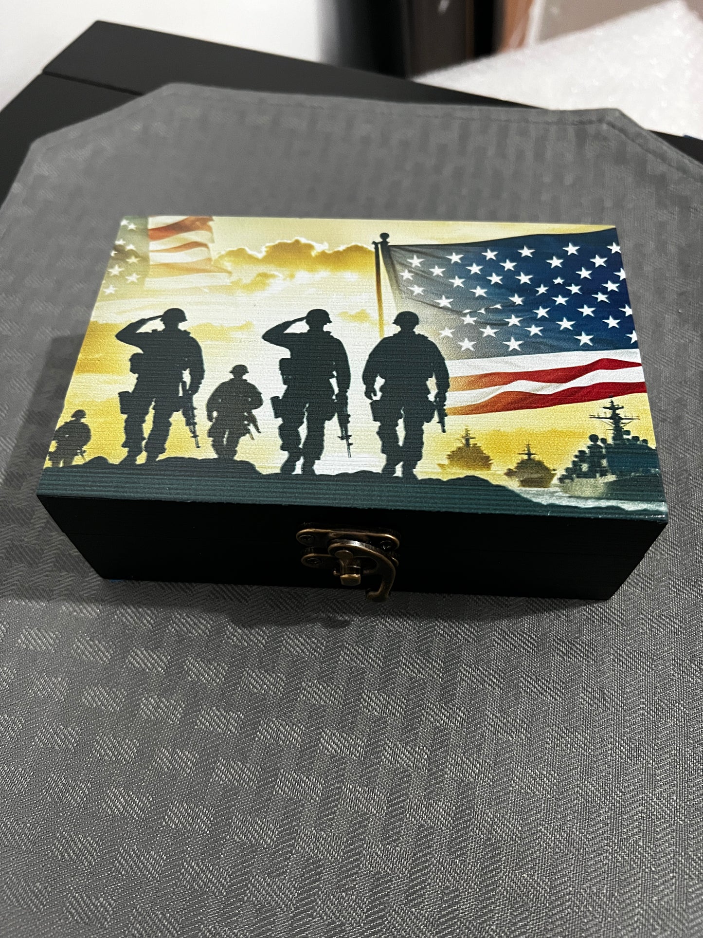 Custom Memory Box- Naval Tribute