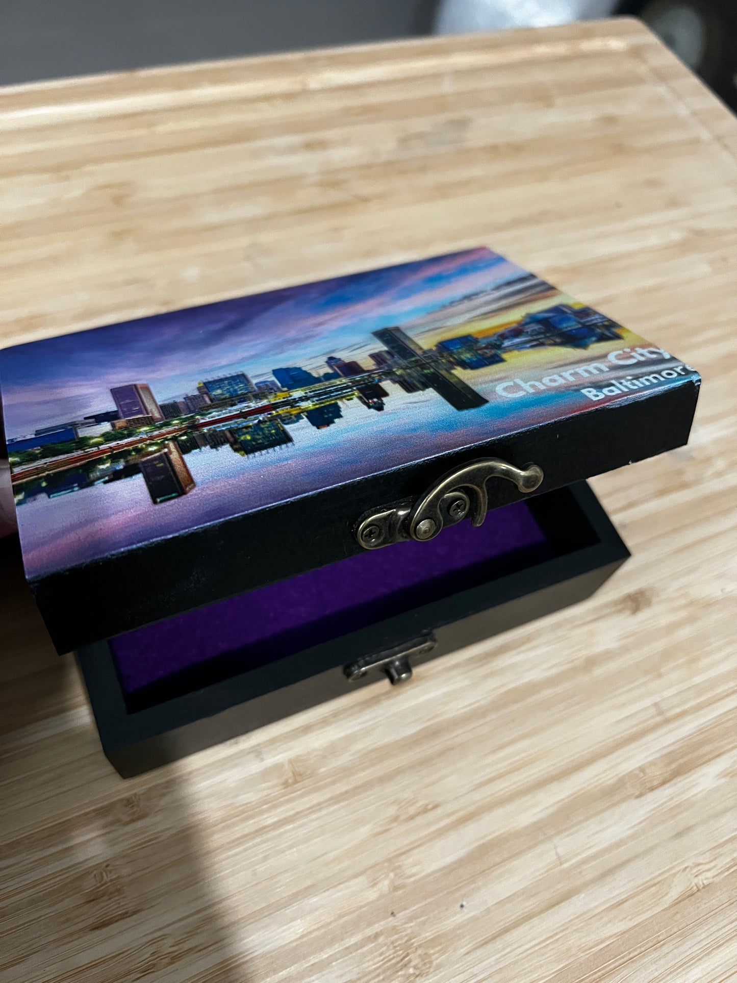 Custom Memory Box- Baltimore Skyline