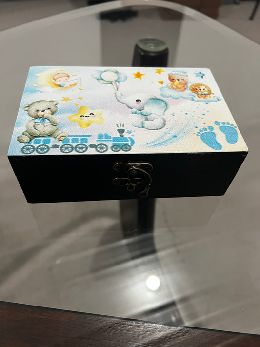 Custom Memory Box- Baby Boy