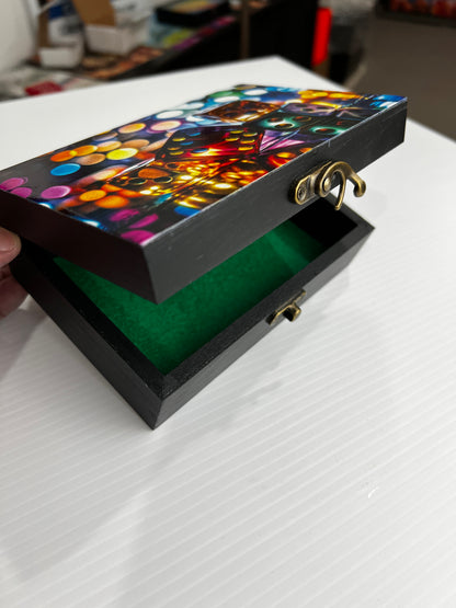 Custom Memory Box- Neon Dice