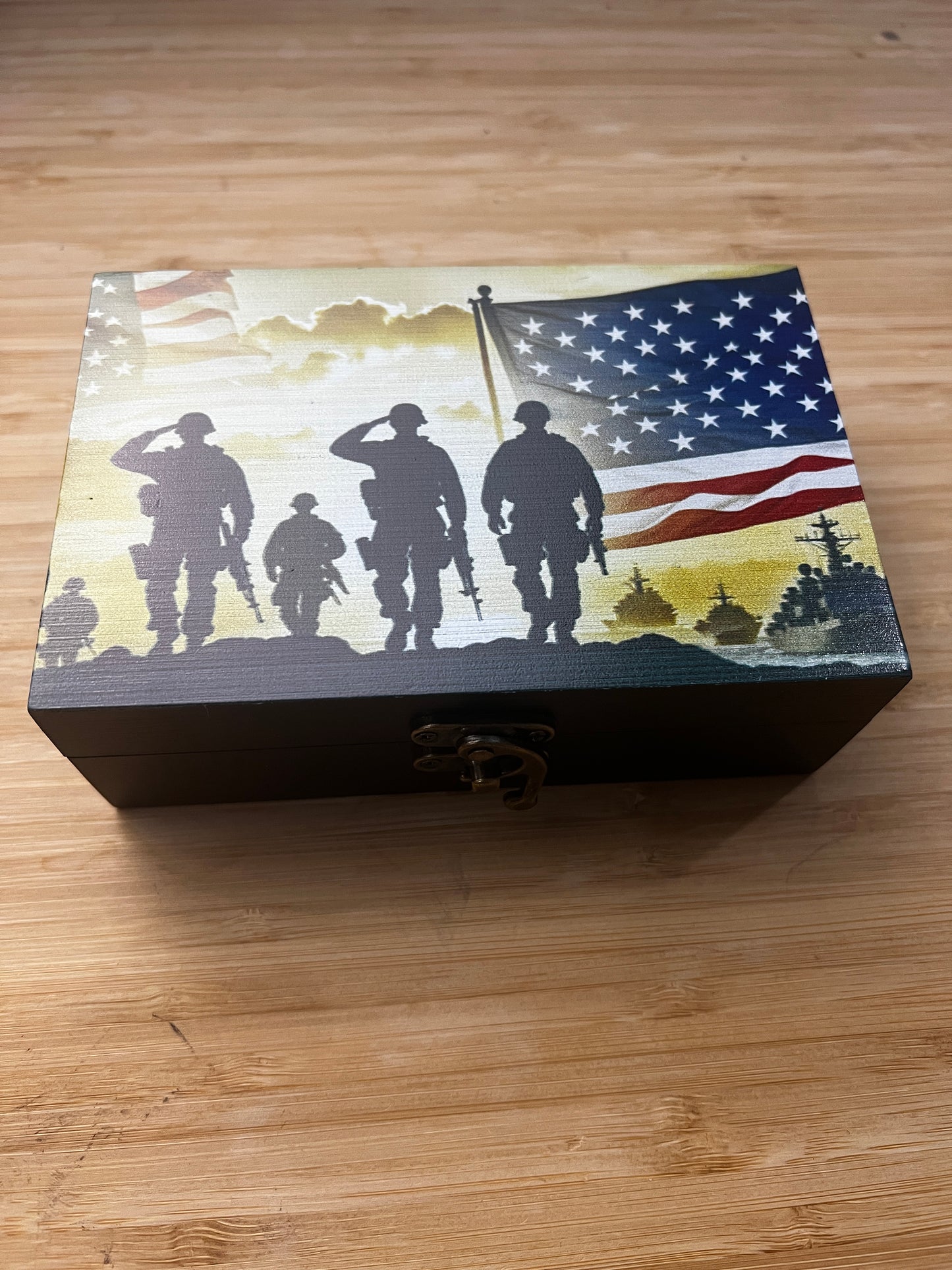 Custom Memory Box- Naval Tribute