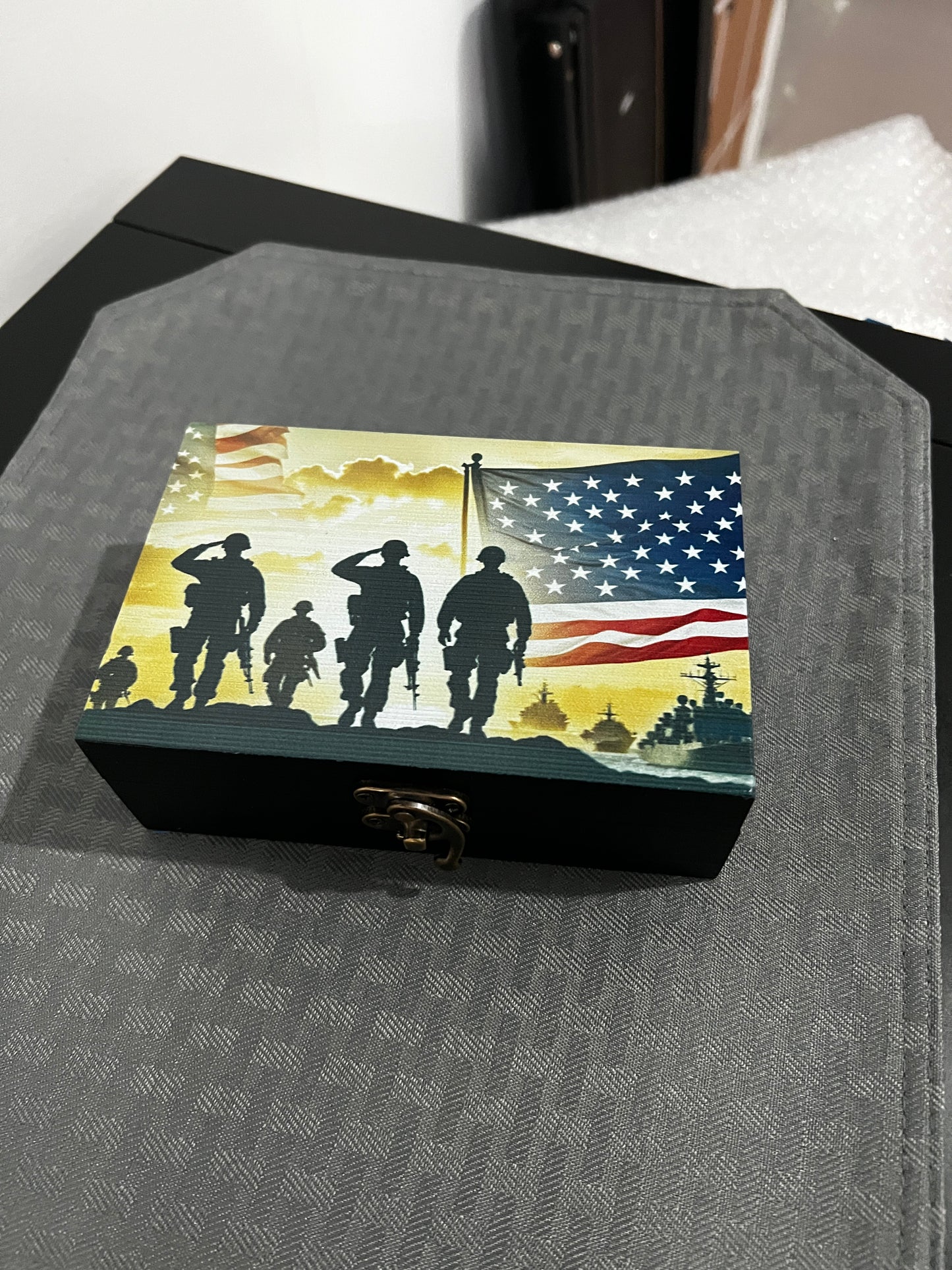 Custom Memory Box- Naval Tribute