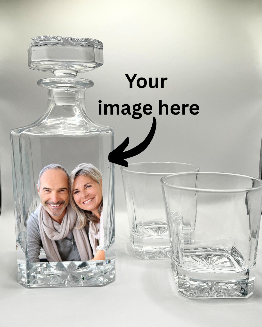 Glass Decanter Set- DESIGN YOUR OWN