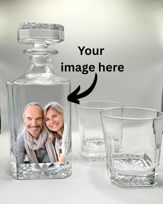 Glass Decanter Set- DESIGN YOUR OWN
